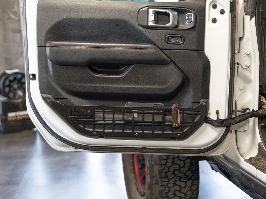 Front Door Pocket MOLLE Panel Fits 2018+ JL/JLU/JT Jeep Wrangler/Gladiator